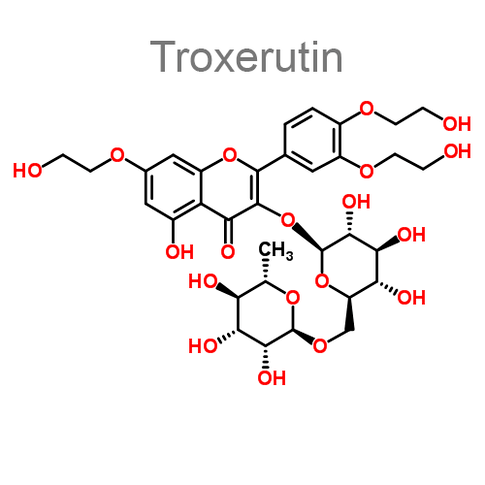 componente de la composición Neoveris - troxerutina